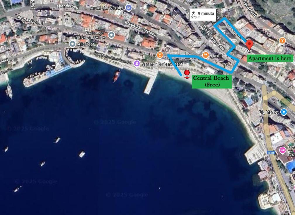 The Garrison Apartment Sarande Exterior photo